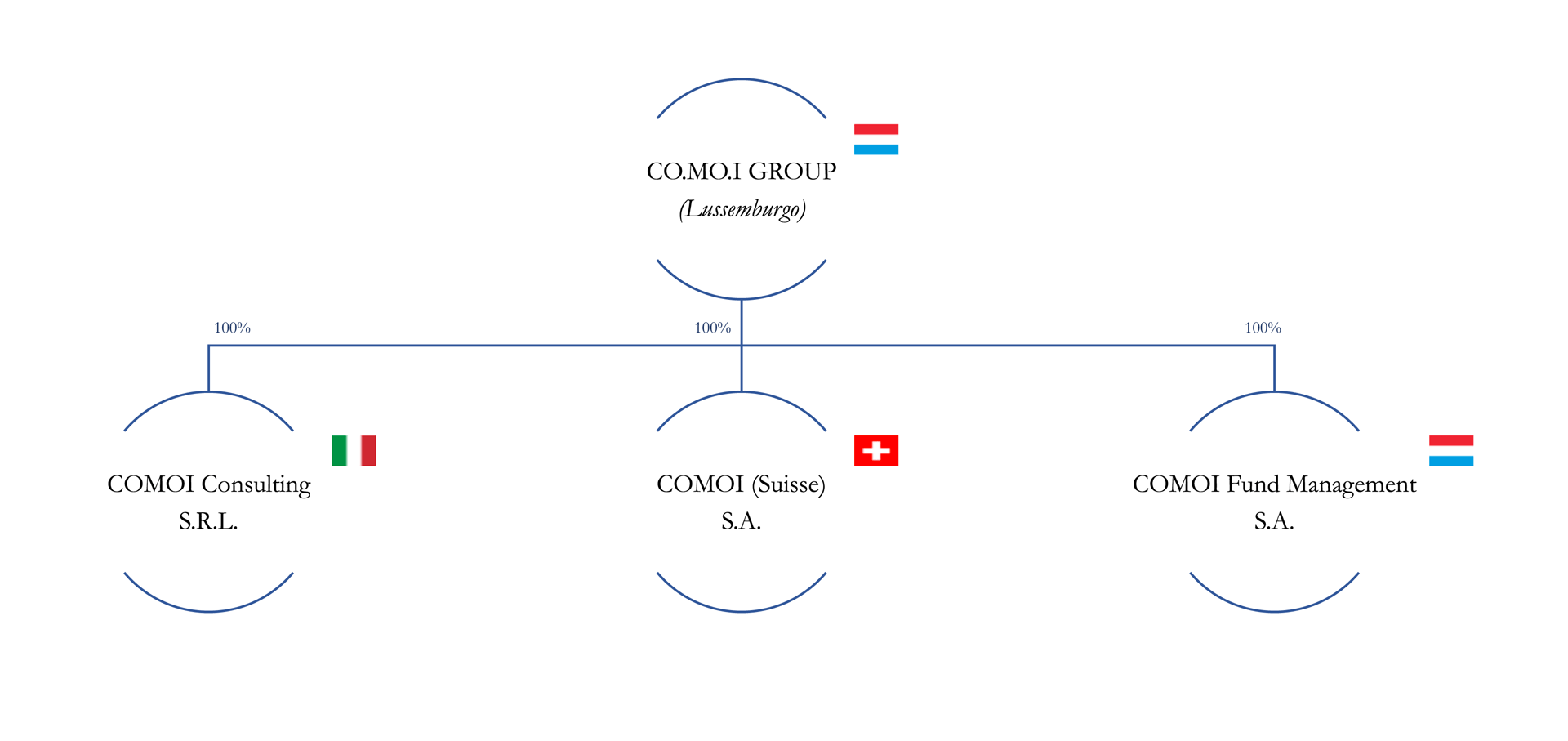 Comoi Group - organigramma